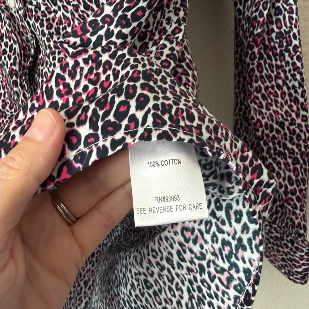 Tyler böe Leopard Print Button Down - image 4